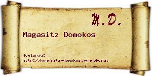 Magasitz Domokos névjegykártya
